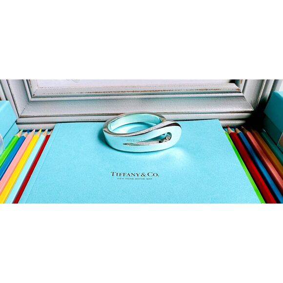 RARE Tiffany & Co. 1973 Don Berg Out Of Retirement Loop Bracelet, sz MD - Picture 3 of 4